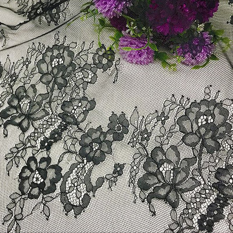 Eyelash Lace Lace Fabric Dress Nylon for Women's Wear Wholesale Suppli 7